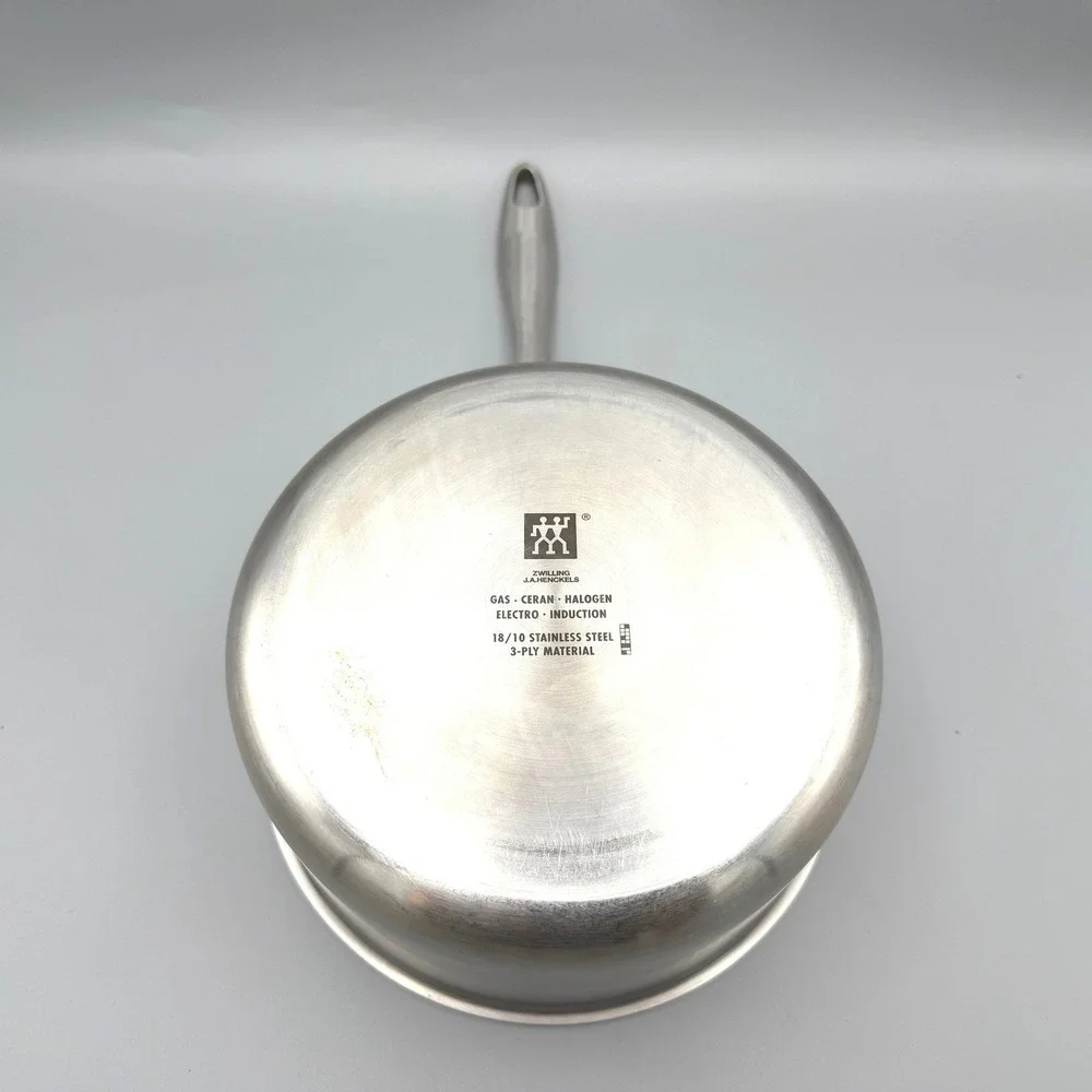 Zwilling J.A. Henckels Saucepan 1.5qt Silver Ceramic Nonstick 3-Ply Steel